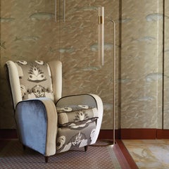 Lampadaire blanc Whiting by Isacco Brioschi