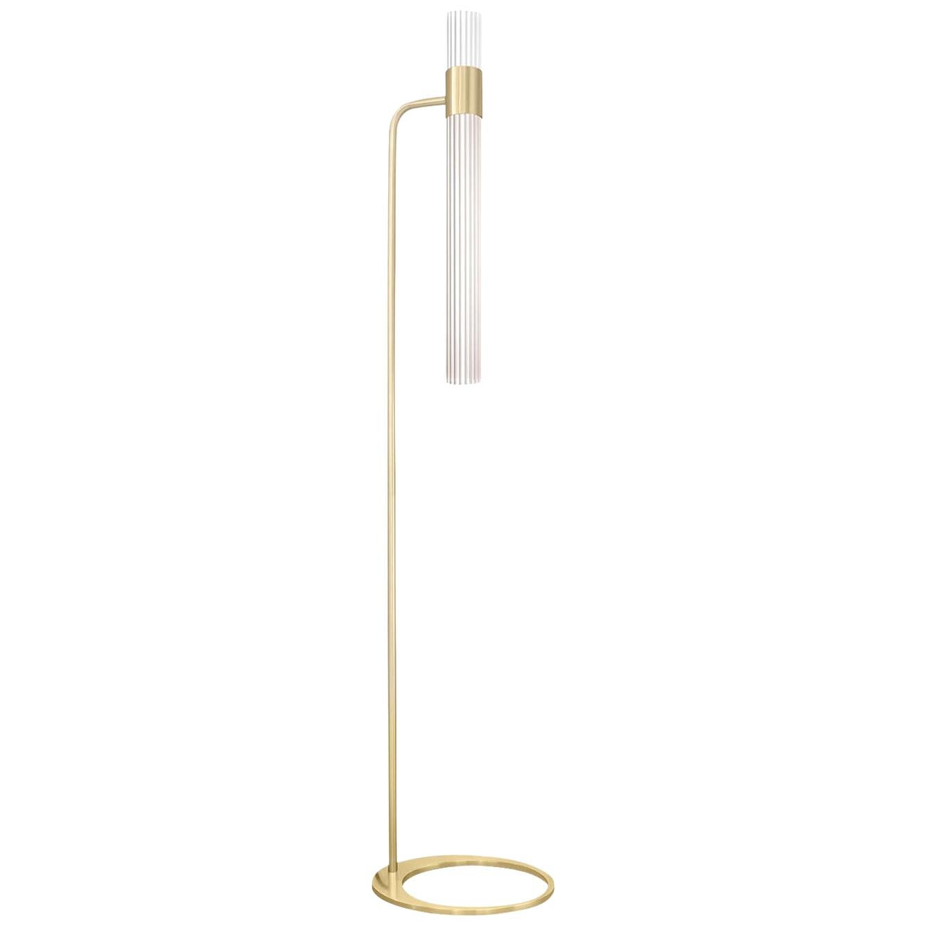 Sbarlusc White Floor Lamp by Isacco Brioschi For Sale