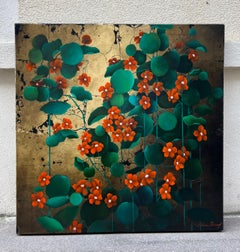 Sébastien Ardouin Dumazet - "La delicatezza" Quadro floreale contemporaneo