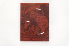 "Parade VI" contemporary uv printing abstract image