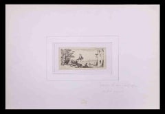 Les Chevaliers - Original Etching by Sébastien Leclerc - 17th Century