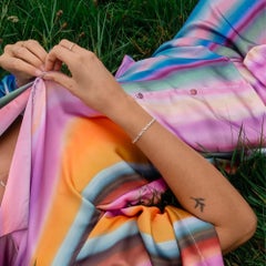 SBQ 1mm Segment-Armband, 14K Roségold