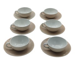 S.C. Richard S. Cristoforo Porcelain Tea Service, Italy 1930s
