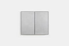 SC Wall-Mounted Cabinet by Jonathan Nesci in Cut, Machined and Waxed Aluminum