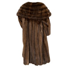 Scaasi Russischer Zobel Pelzmantel in voller Länge um 1980