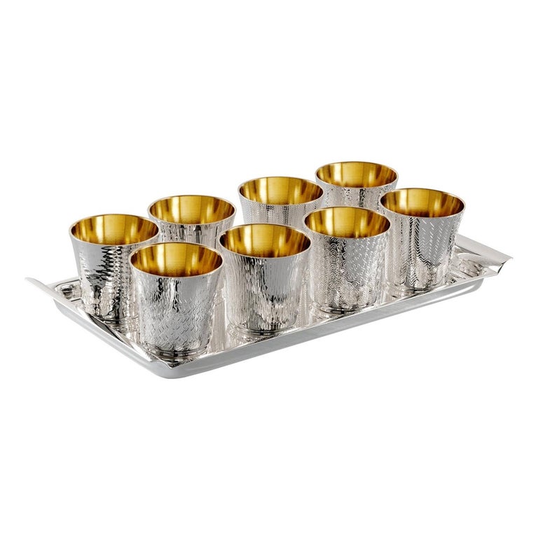 Scacciapensieri 8-Piece Set of Liqueur Cups For Sale