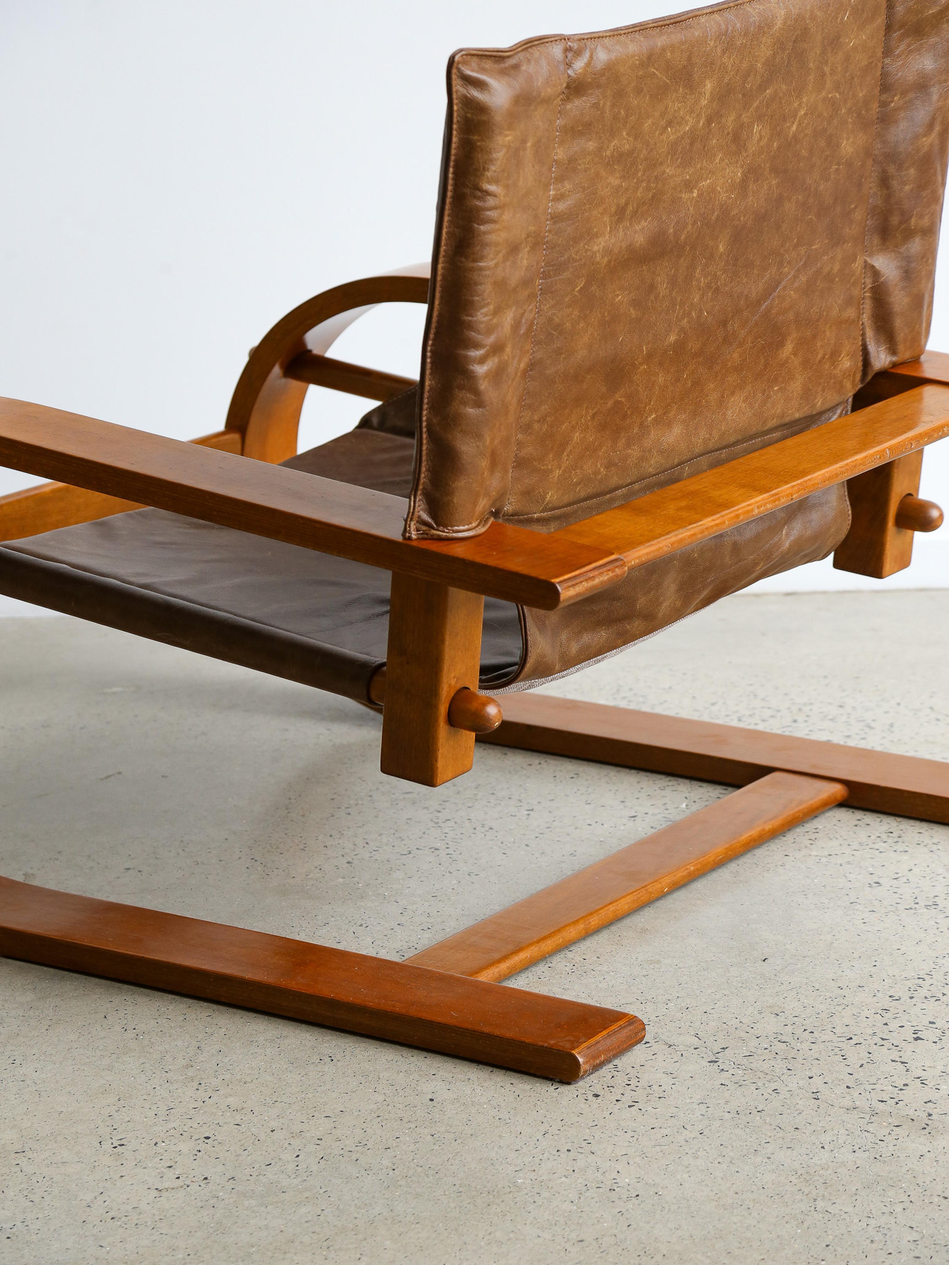 Mid-Century Modern Scacciapensieri  Armchair Chairs by De Pas D'Urbino and Lomazzi for Poltronova For Sale