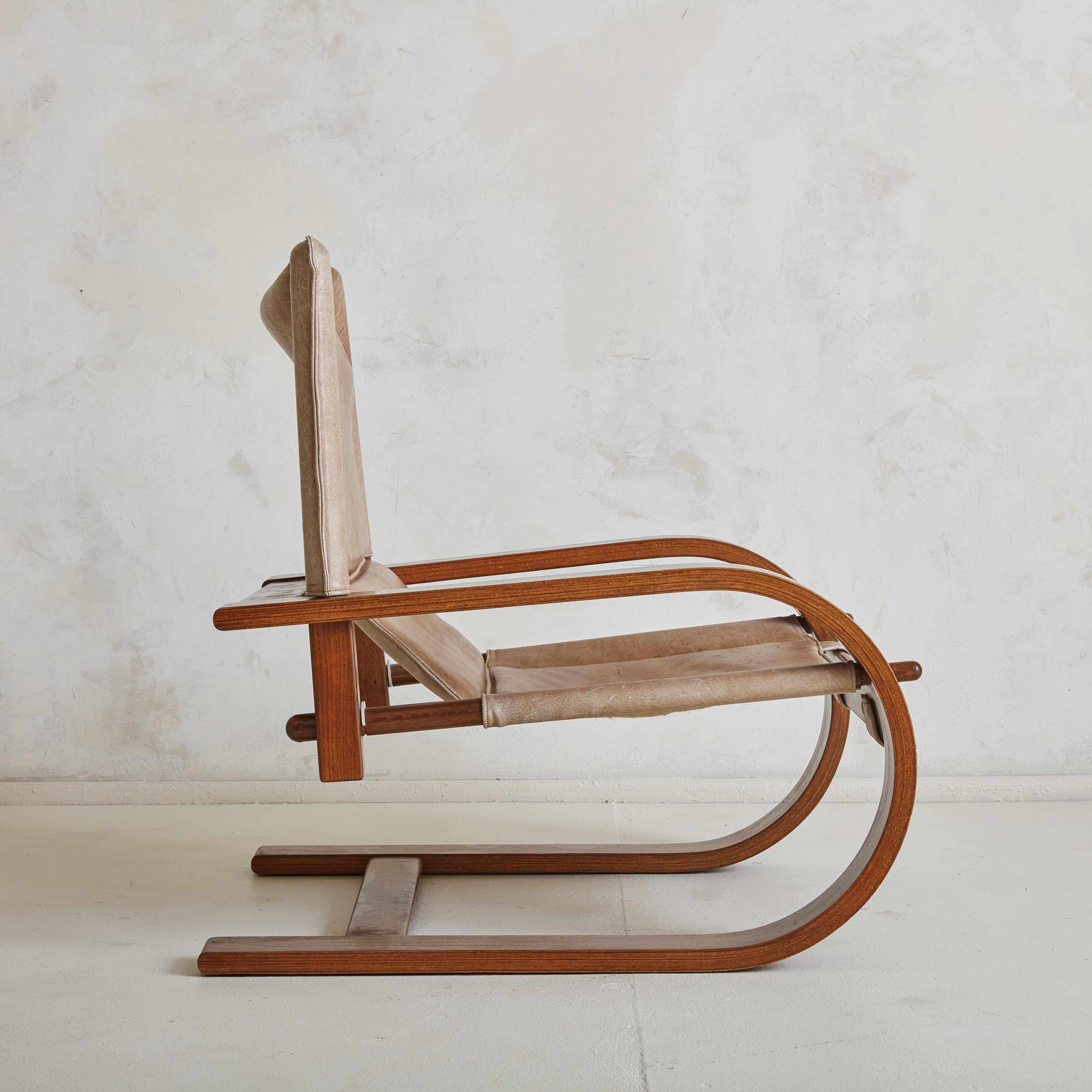 Rare chaise longue italienne 