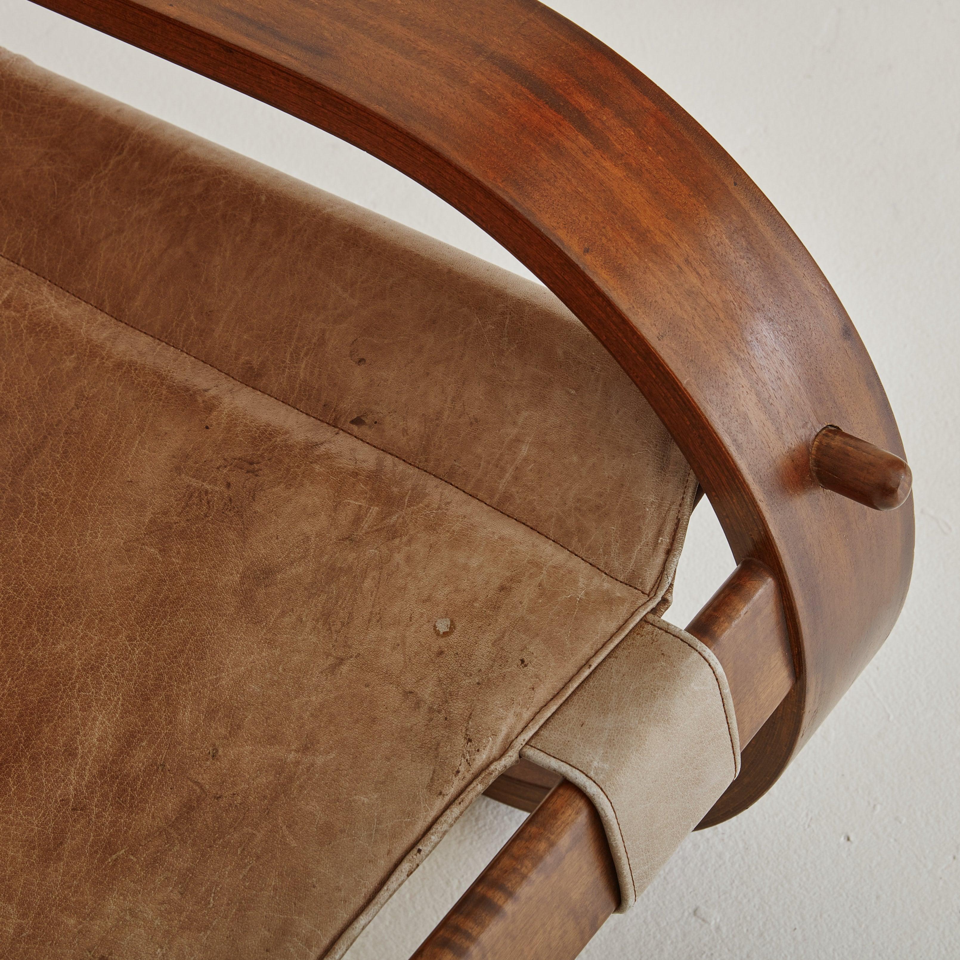 Cuir Chaise longue 'Scacciapensieri' de De Pas, D'Urbino et Lomazzi en vente