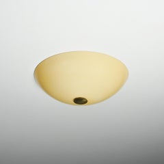 Scadinavian Modern Model 80220 Flush Mount, Paavo Tynell, Idman Oy, 1950s