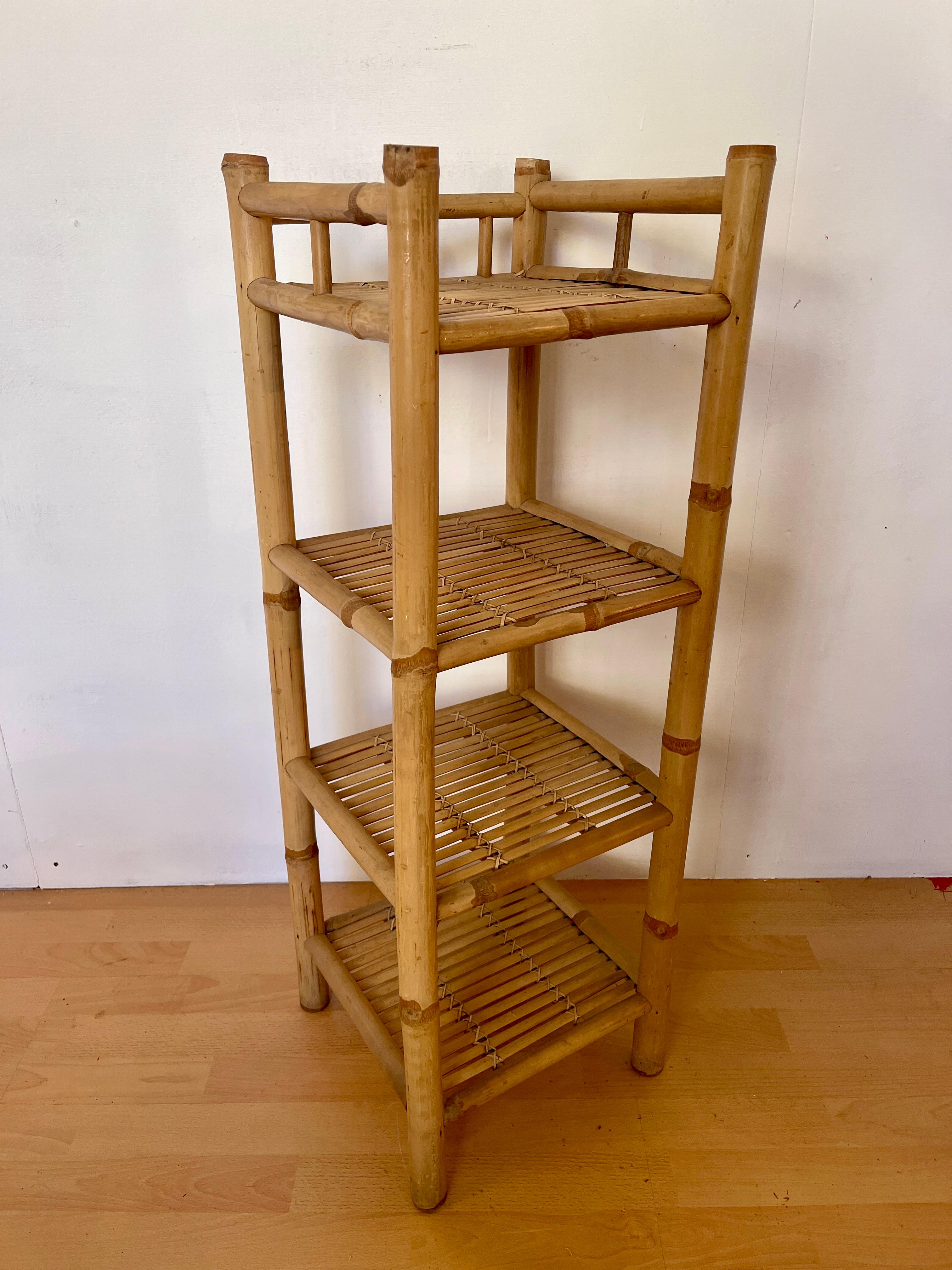 Scaffale in bambù design Bonacina anni '90