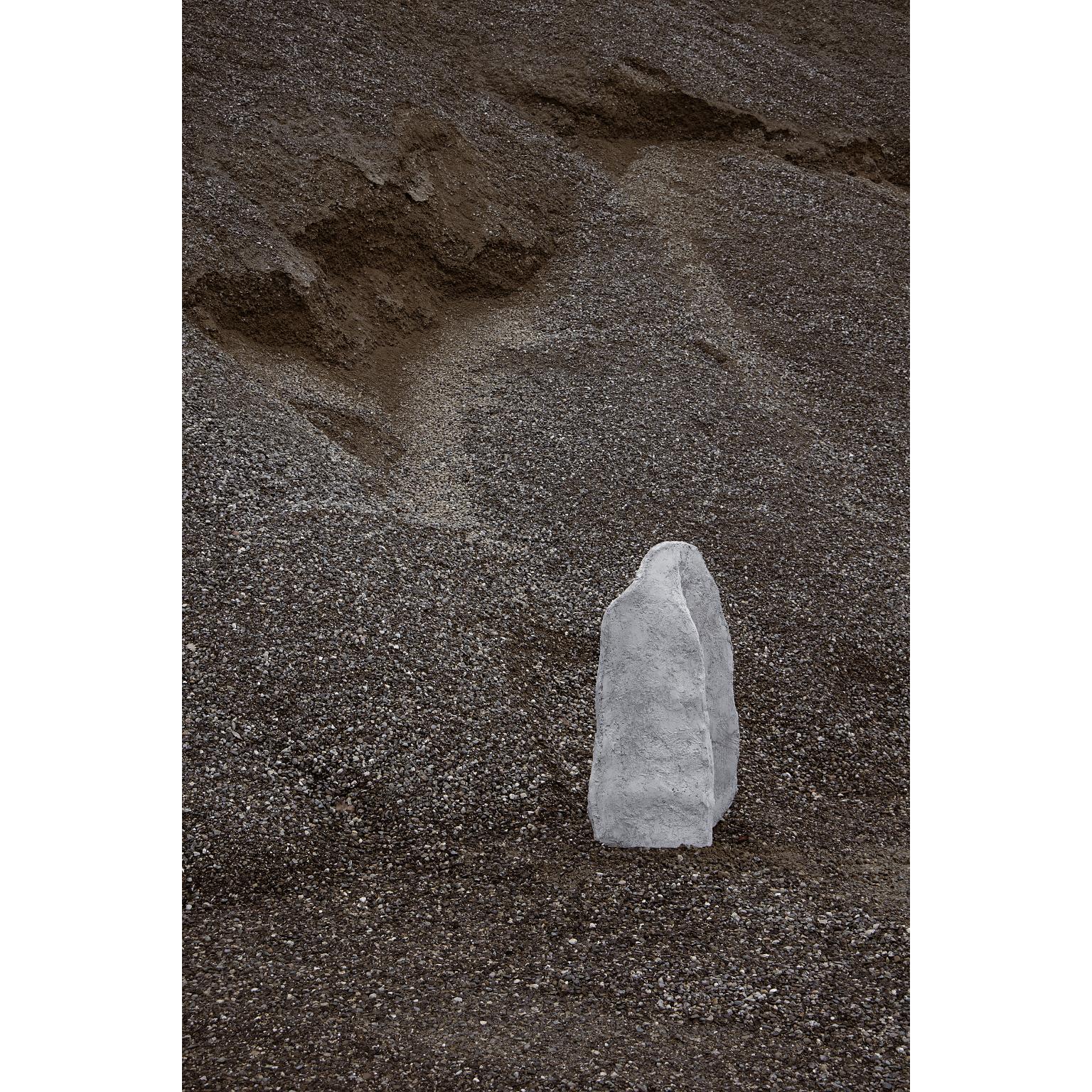 Other Scàglia 4 Unique Decorative Sculptural Object in Cement by Valentino Antonini For Sale