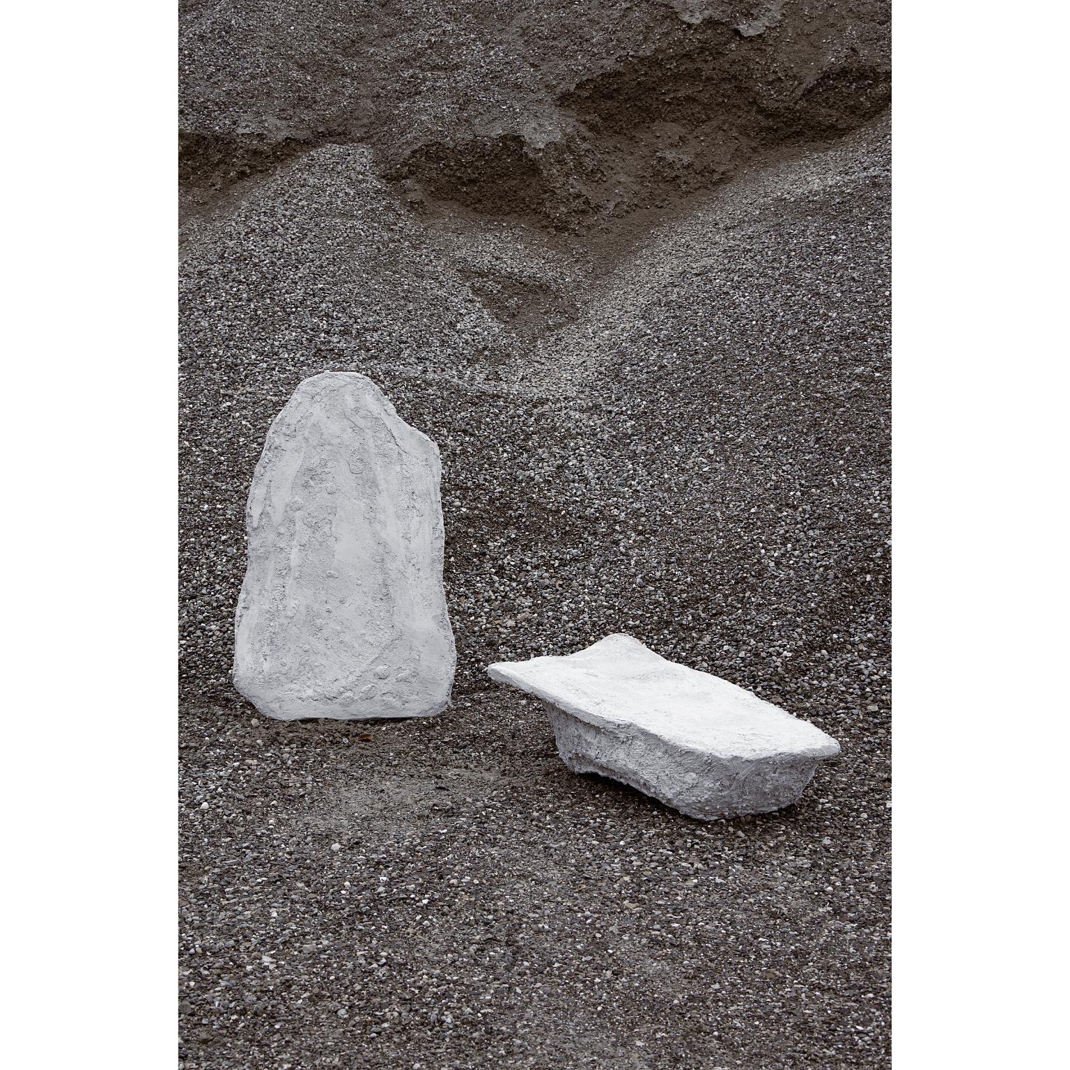 Scàglia 4 Unique Decorative Sculptural Object in Cement by Valentino Antonini For Sale 1