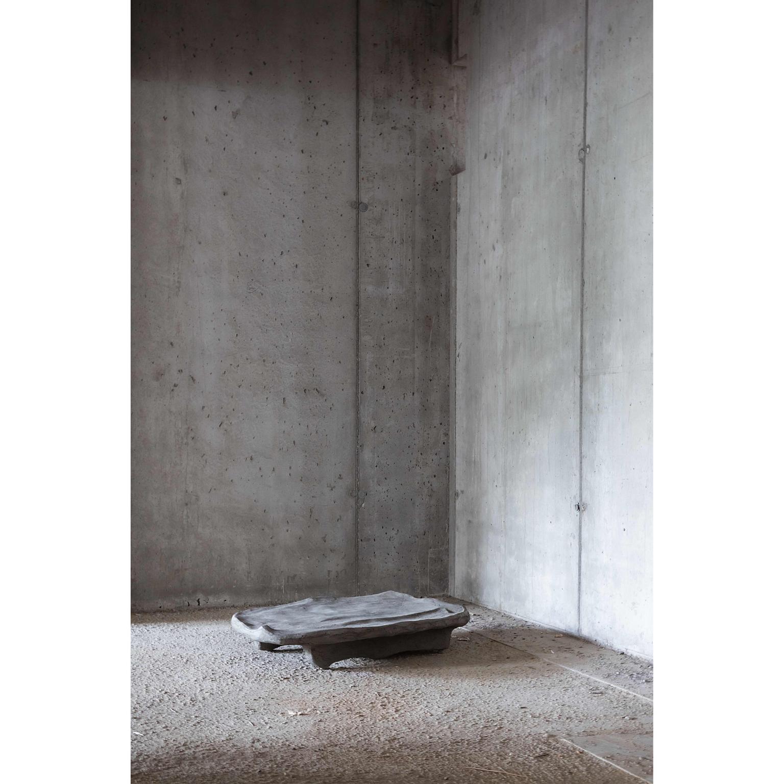 Scàglia 5 Unique Sculptural Coffee Table in Cement by Valentino Antonini For Sale 3