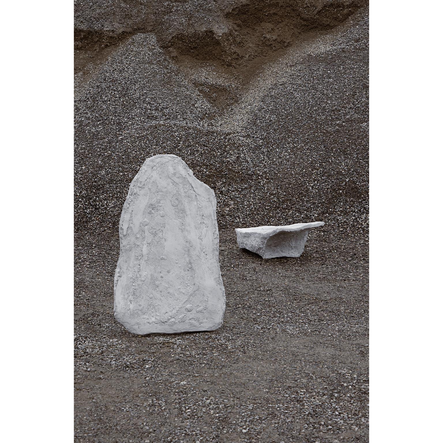Other Scàglia 5 Unique Sculptural Coffee Table in Cement by Valentino Antonini For Sale