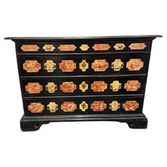 Used Scagliola Inlaid Commode