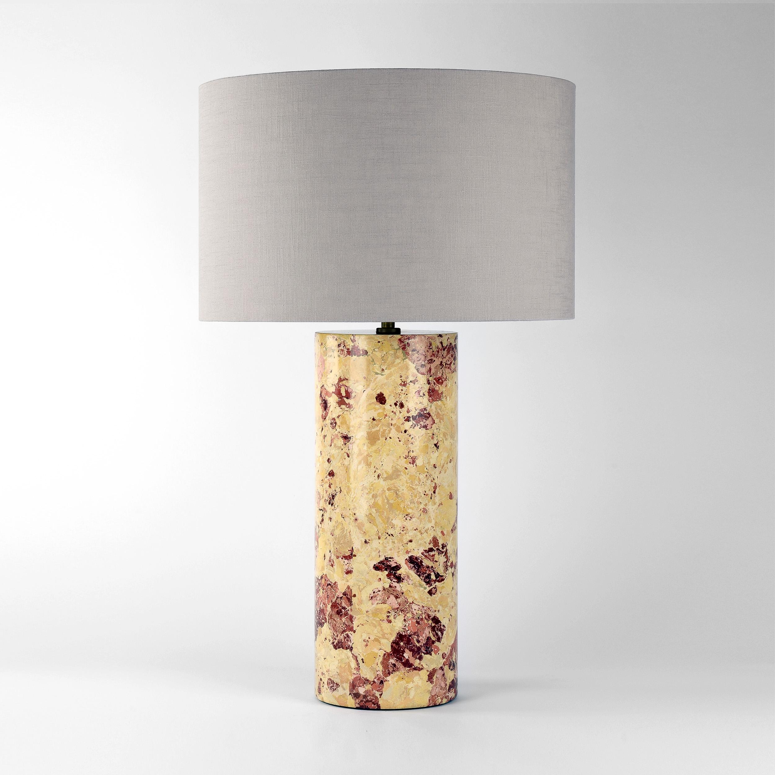 Moderne Lampe de table Scagliola en vente