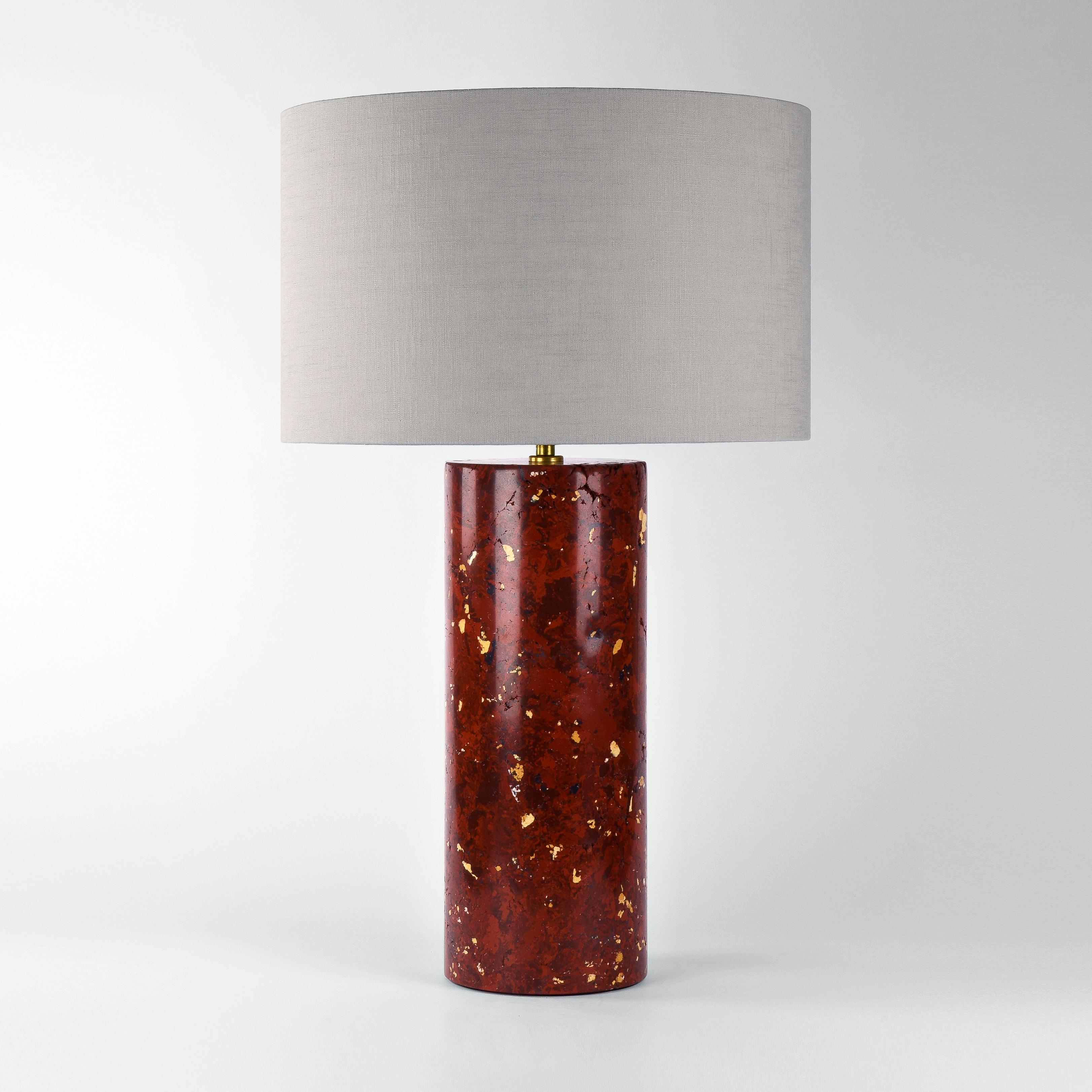 Moderne Lampe de table Scagliola en vente