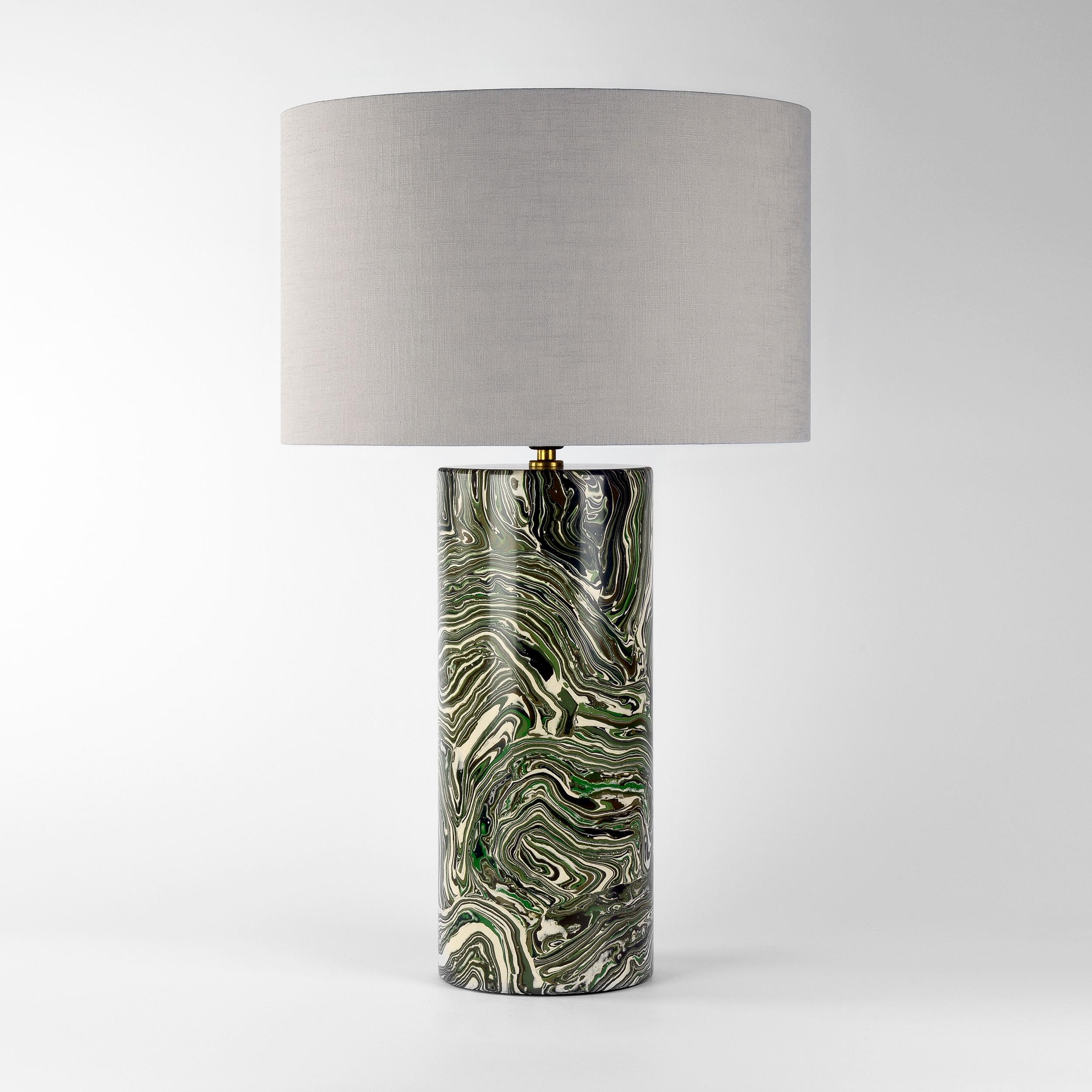 Scagliola Table Lamp In New Condition In Worcester, GB