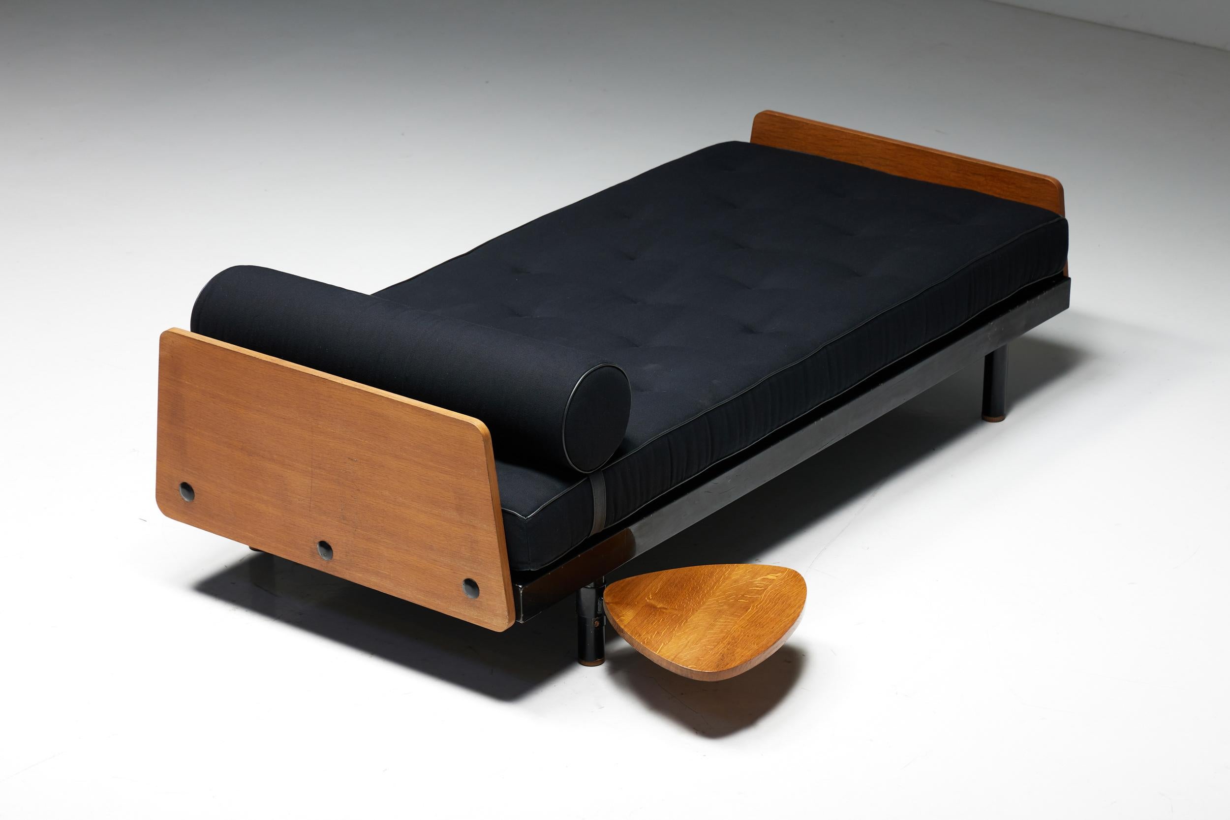 Daybed Flavigny by Jean Prouvé, France, 1950s For Sale 3