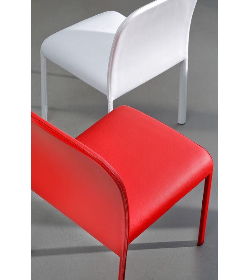 Leather Scala Chair by Patrick Jouin For Sale