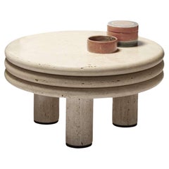 Großer, niedriger Scala-Couchtisch aus Marmor von Stephane Parmentier x Giobagnara