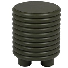 Scala Leather Stool Dark Green Nappa