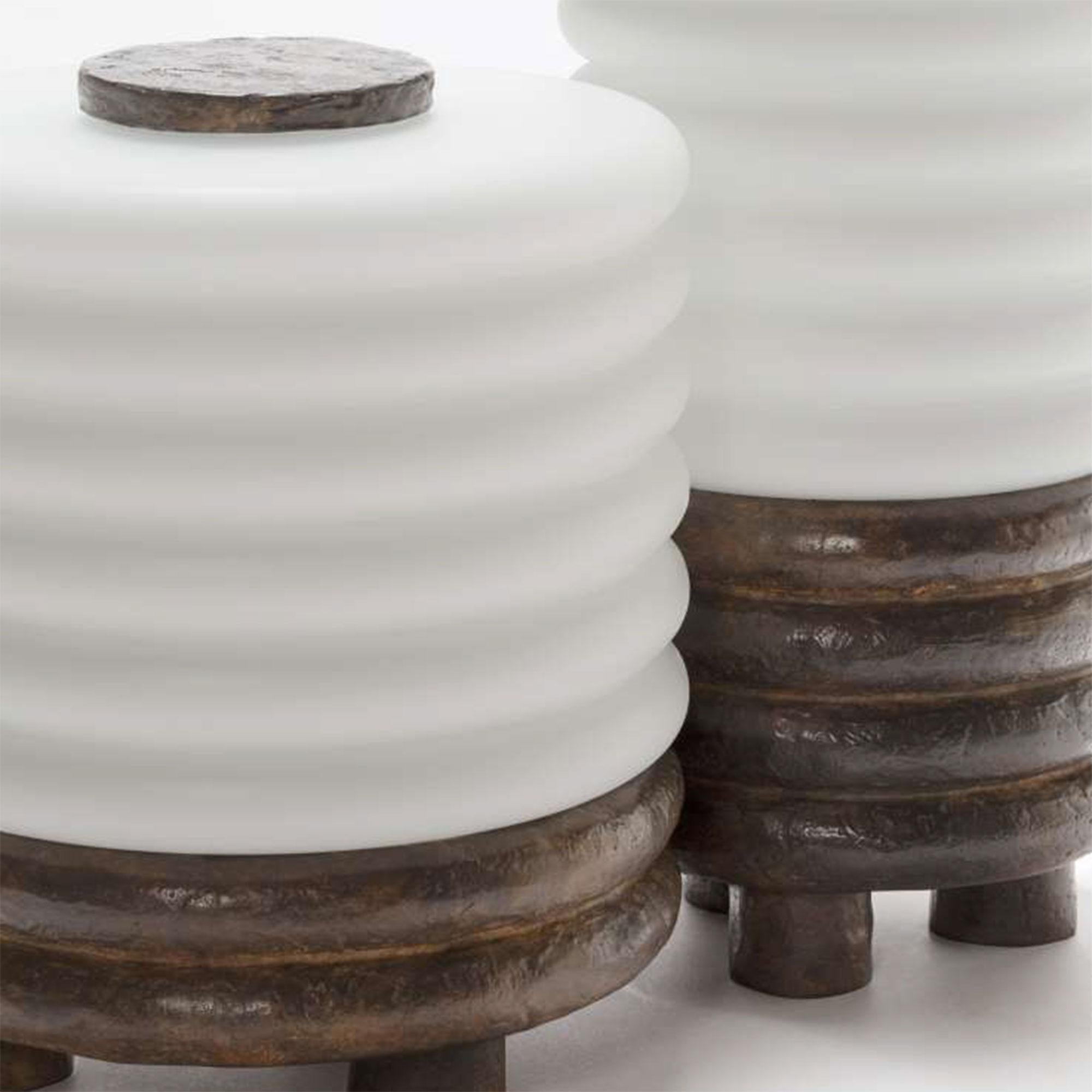 Modern Scala Low Table Lamp by Stephane Parmentier x Giobagnara For Sale