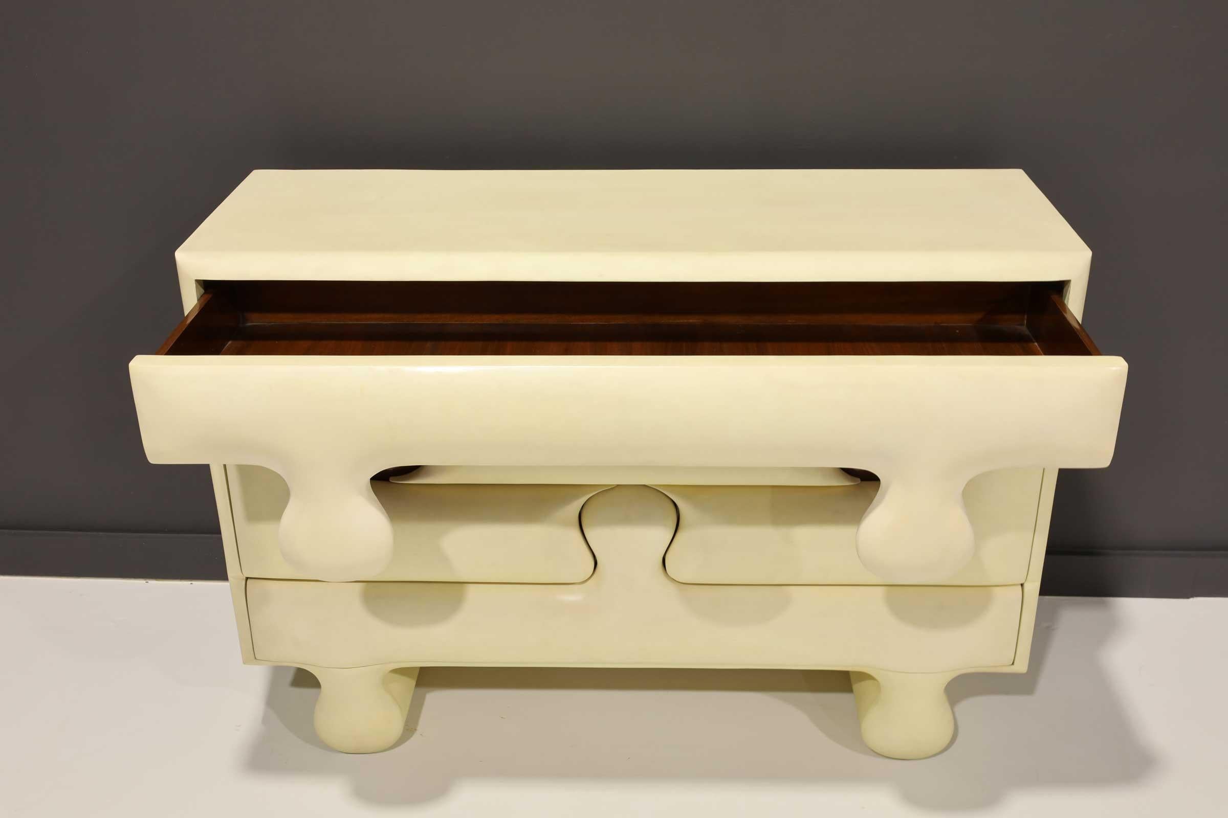 Scala Luxury Puzzle Chest in Goatskin For Sale 1