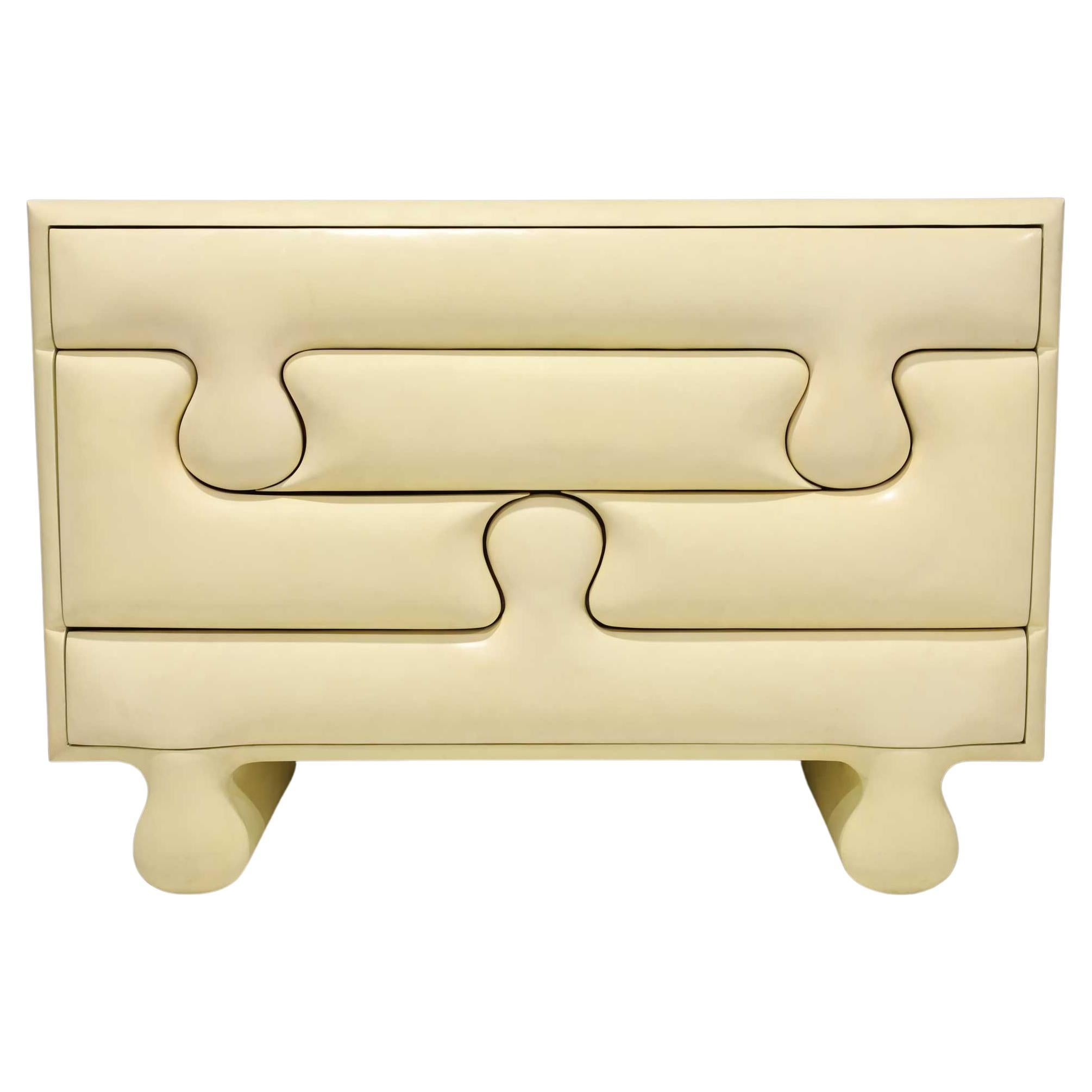 Scala Luxury Puzzle Chest in Goatskin For Sale