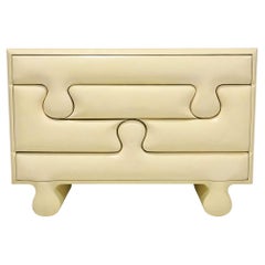 Scala Luxury Commode puzzle en peau de chèvre