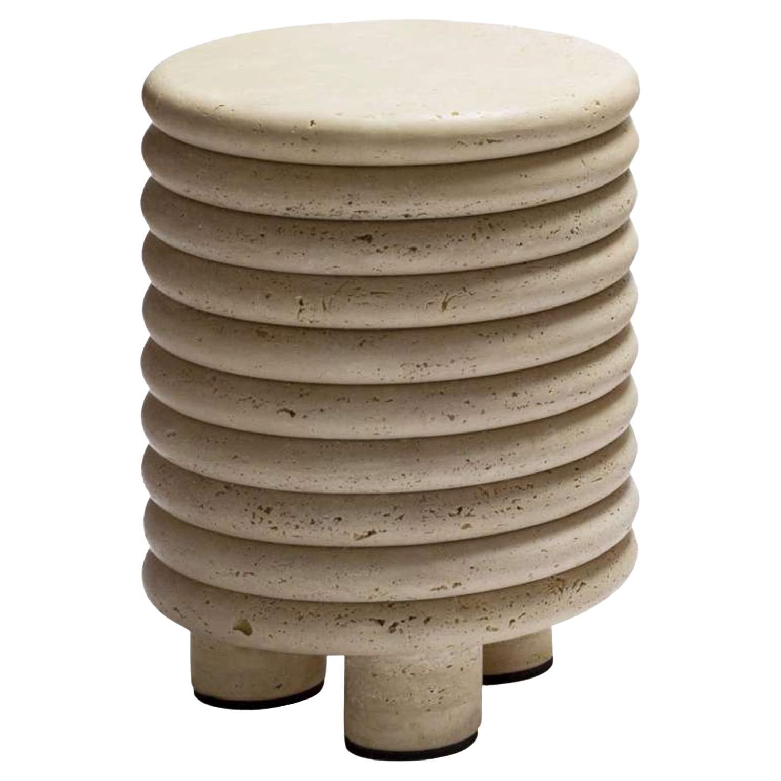 Scala Marble Stool by Stephane Parmentier x Giobagnara For Sale