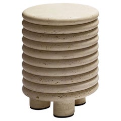 Scala Marble Stool by Stephane Parmentier x Giobagnara