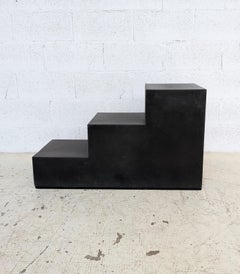 Tavolino basso con pouf Scala “Gli Scacchi” di Mario Bellini, C&B Italia, anni ’70