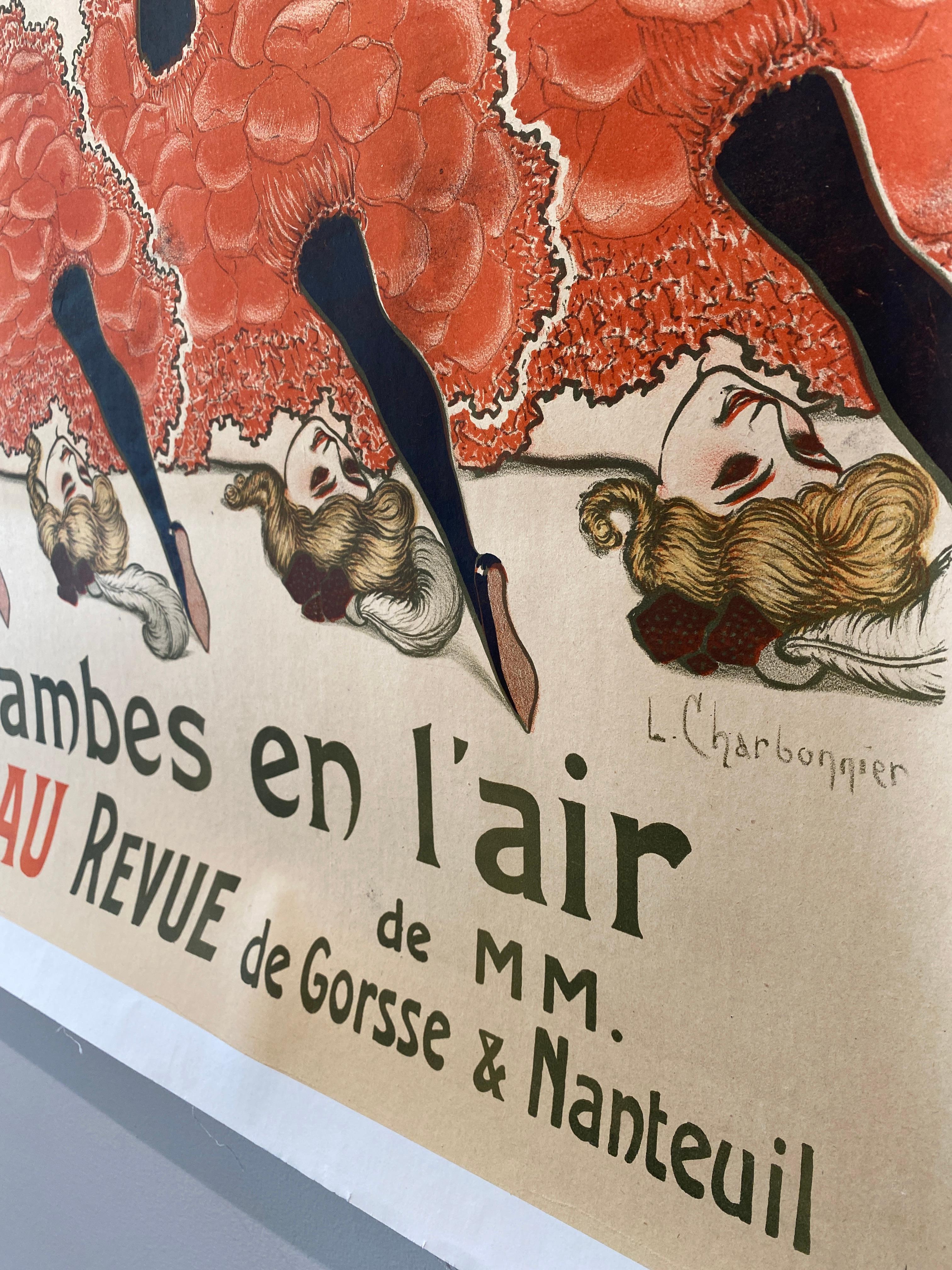 'SCALA', Original Vintage Early 19th Century Ballet Theatre Poster For Sale 4