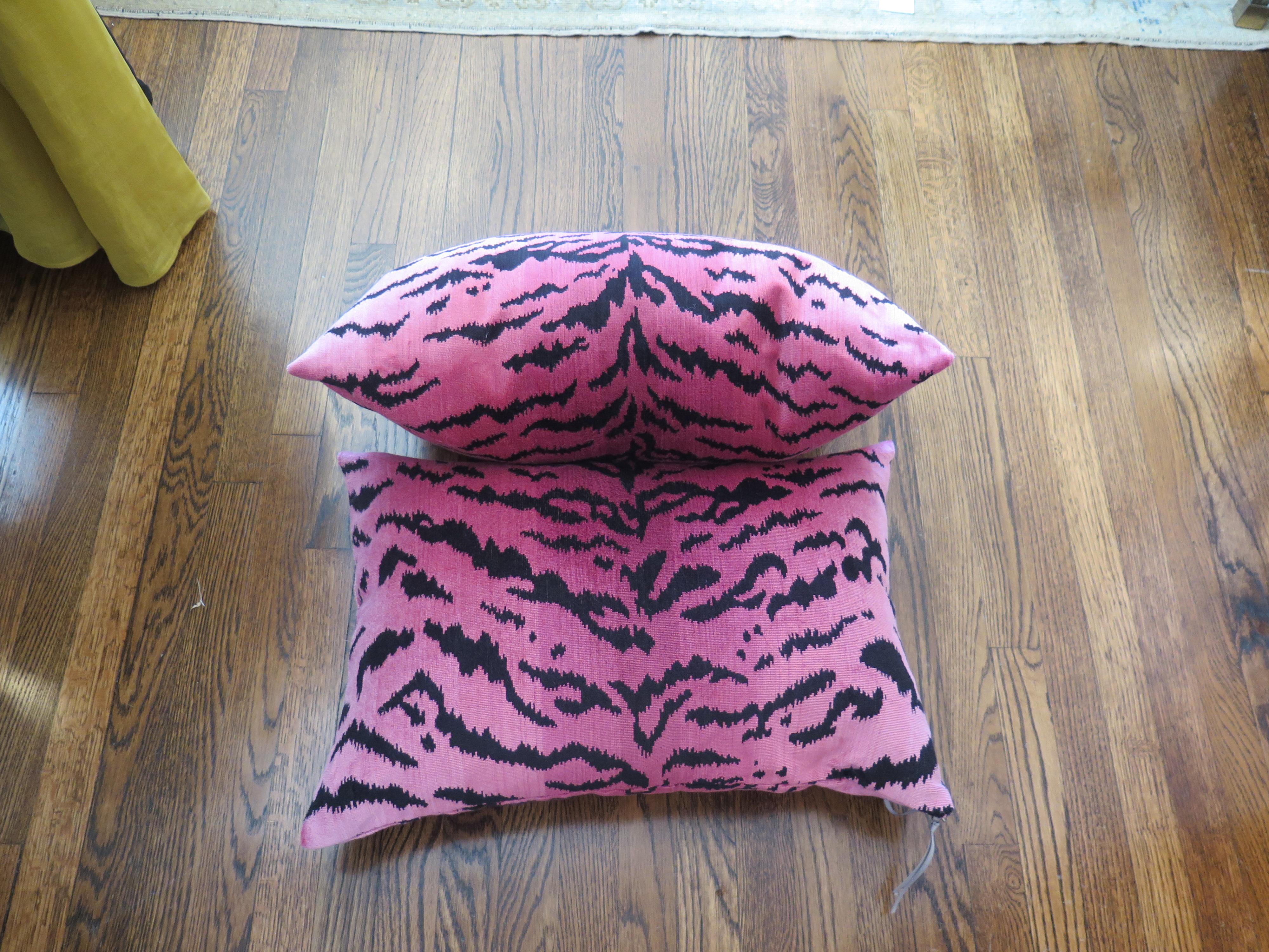 scalamandre tigre pillow