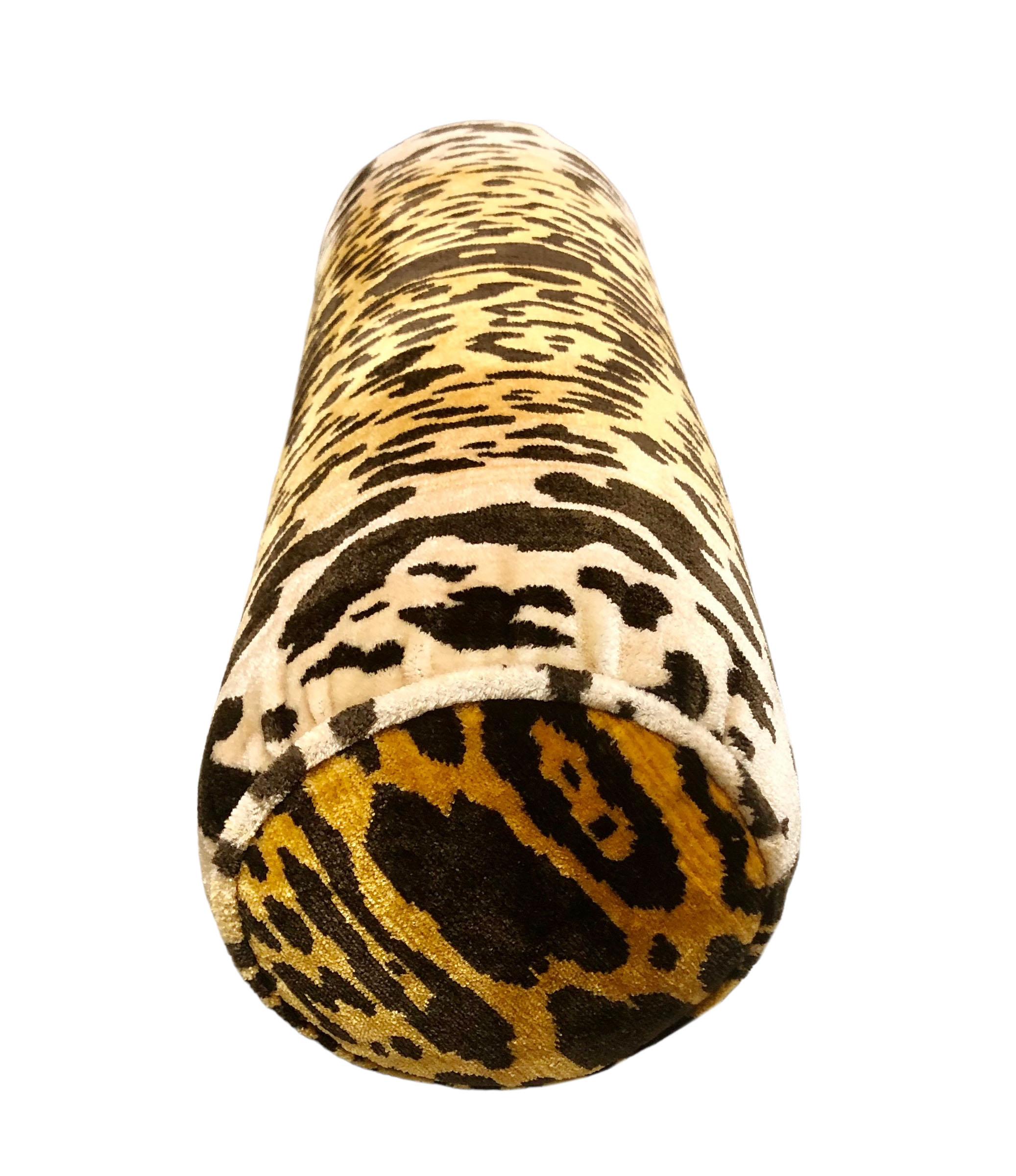 cheetah bolster pillow