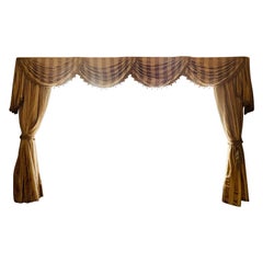 Scalamandre Set of Window Treatments, Curtain, Valances, Drapery, Traditional