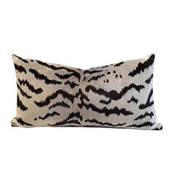Scalamandré Silk And Cotton Tiger Velvet Pillows