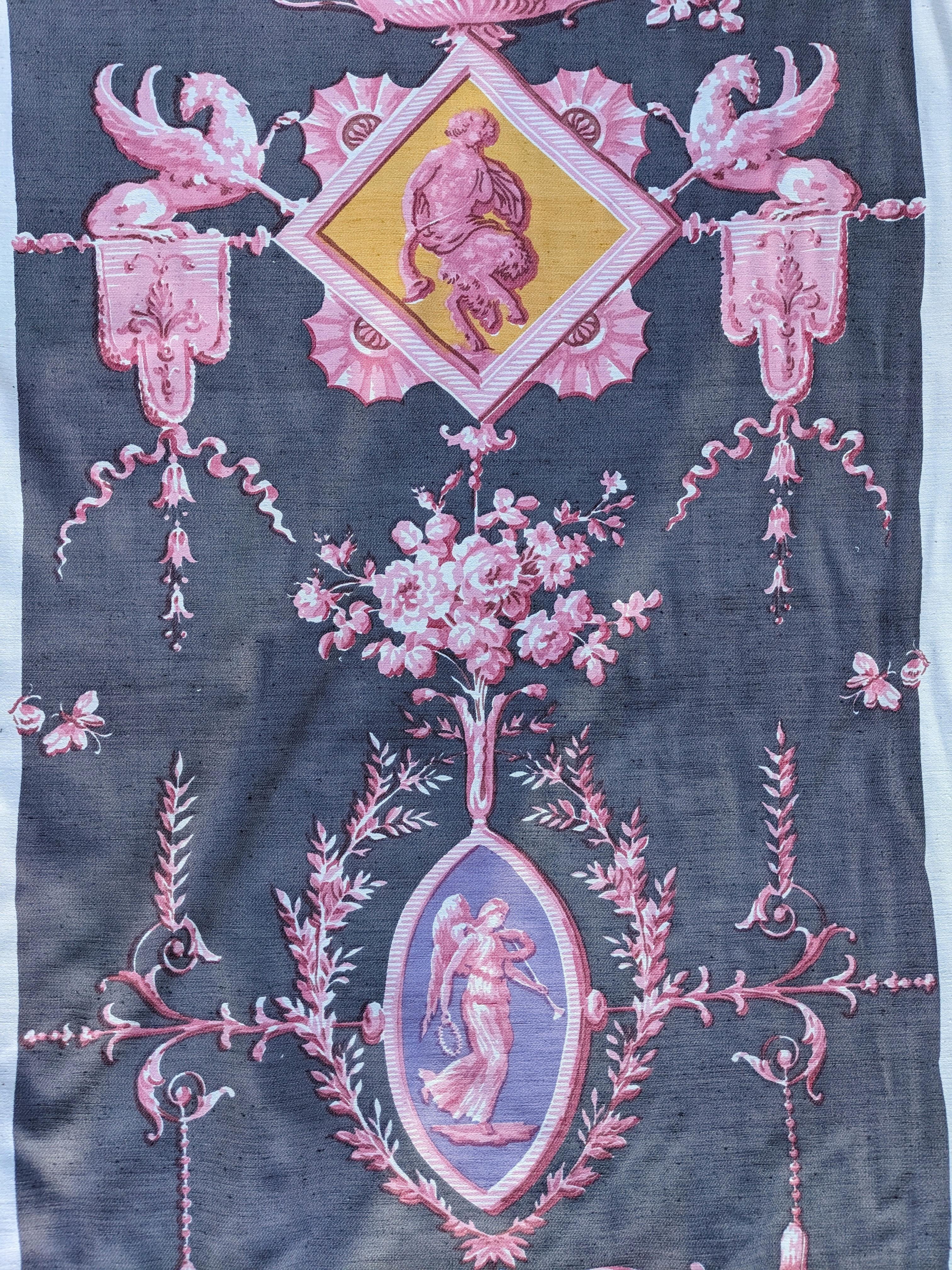 Scalamandre Silk Yardage, Adams Style Neoclassic Pattern 1