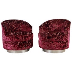 Scalamandre Swivel Chairs