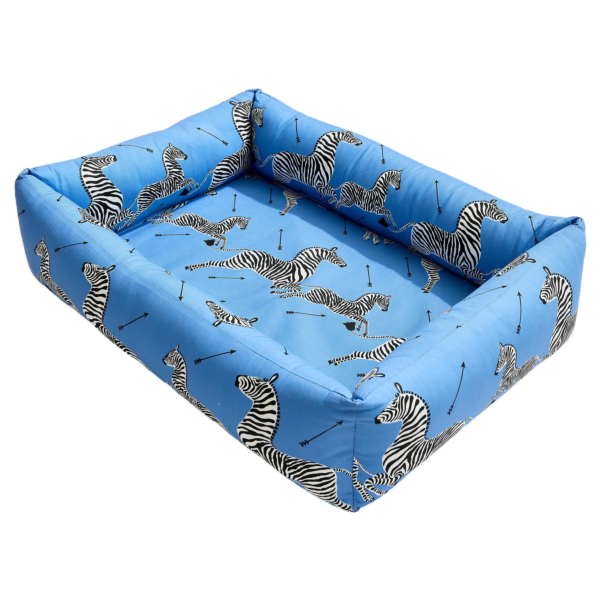 Scalamandre Zebras Dog Bed Medium