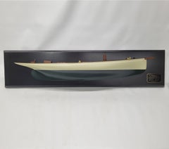 Scale Half Model Of Americas Cup Yacht "Puritan"