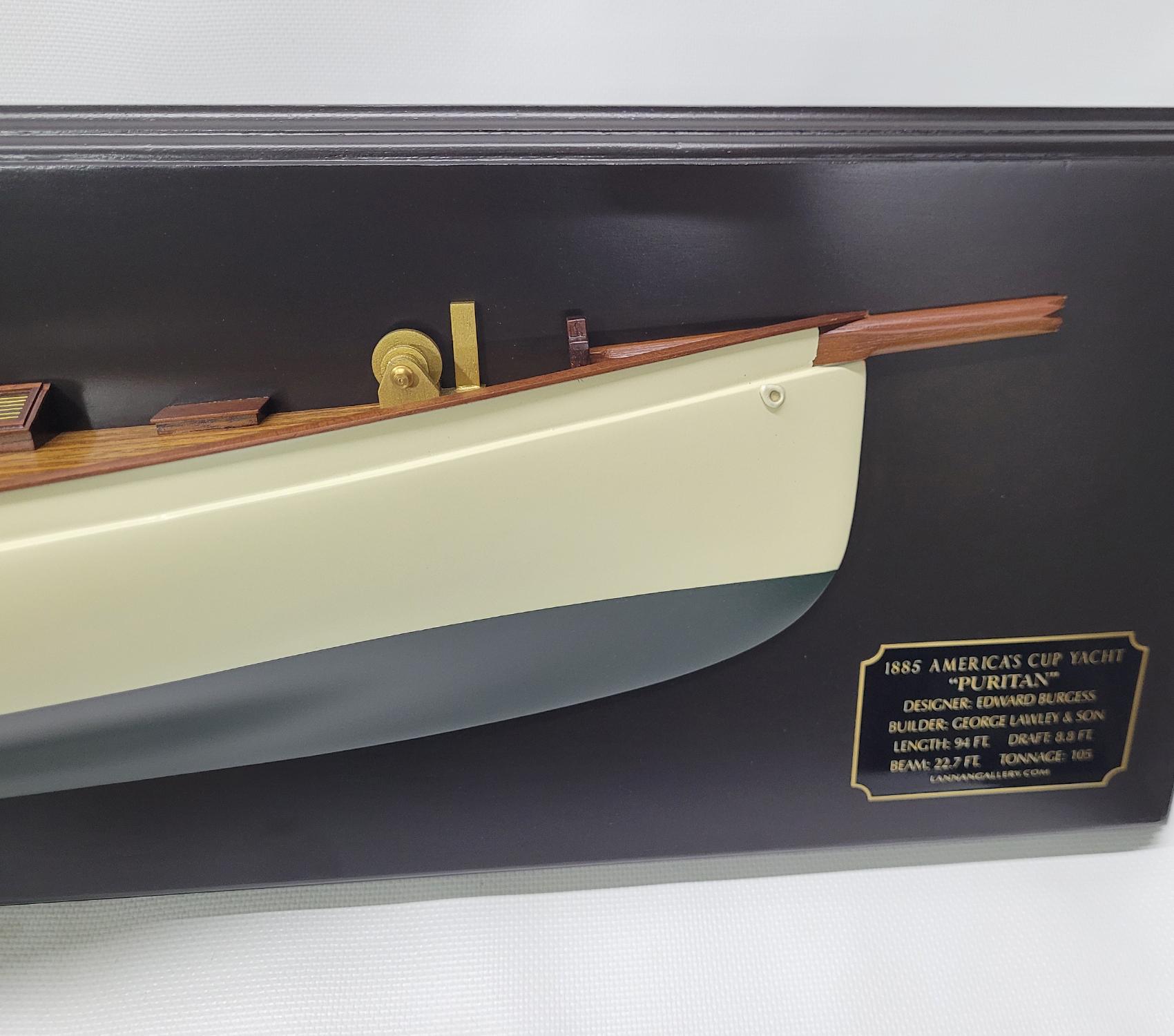 Scale Half Model Of Americas Cup Yacht 