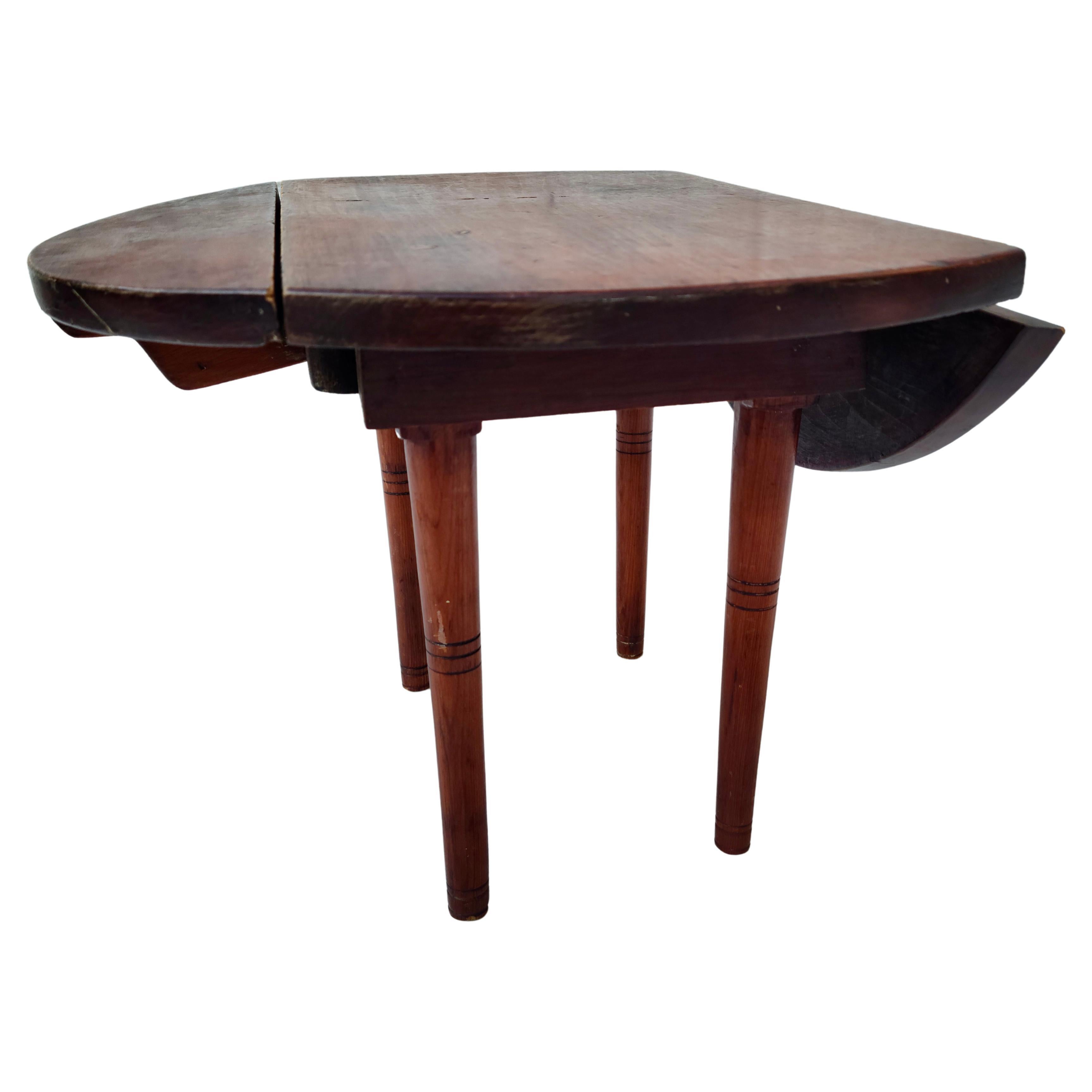 Scale Model Dropleaf Table Salesman Sample c. 1900 For Sale 5