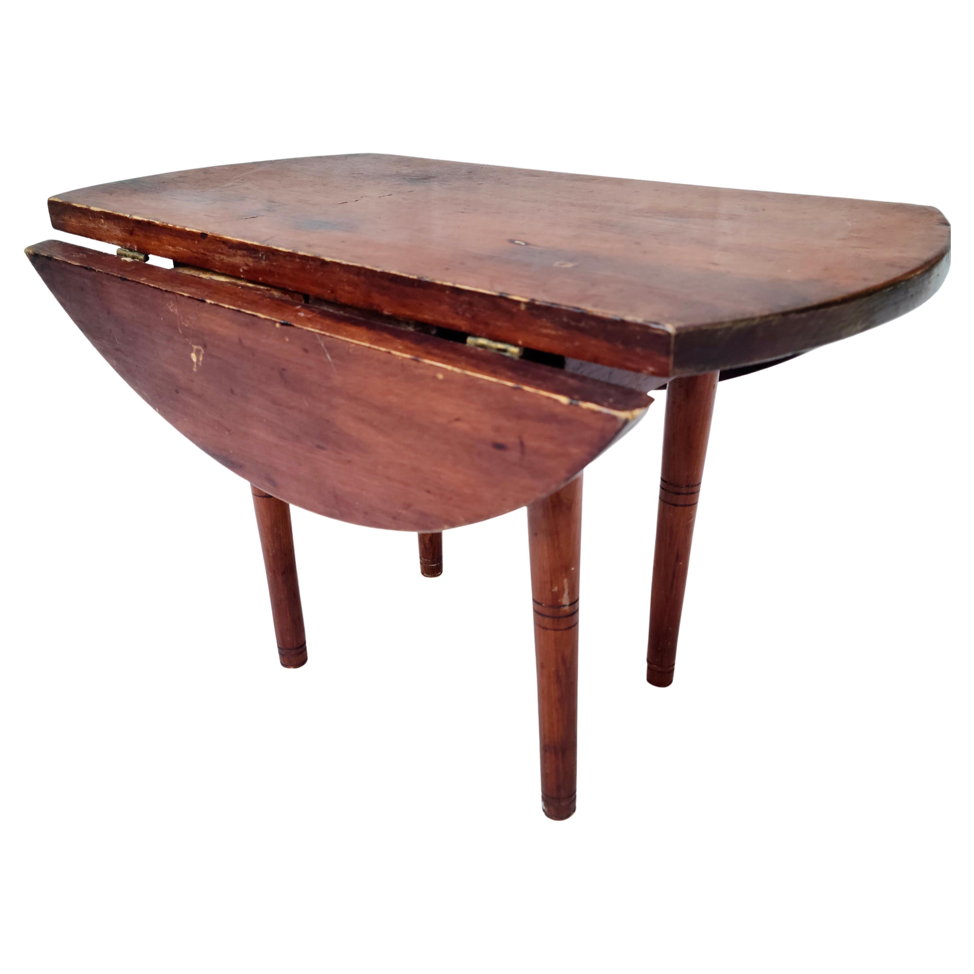 Modèle réduit de table à abattant, échantillon de vendeur, vers 1900