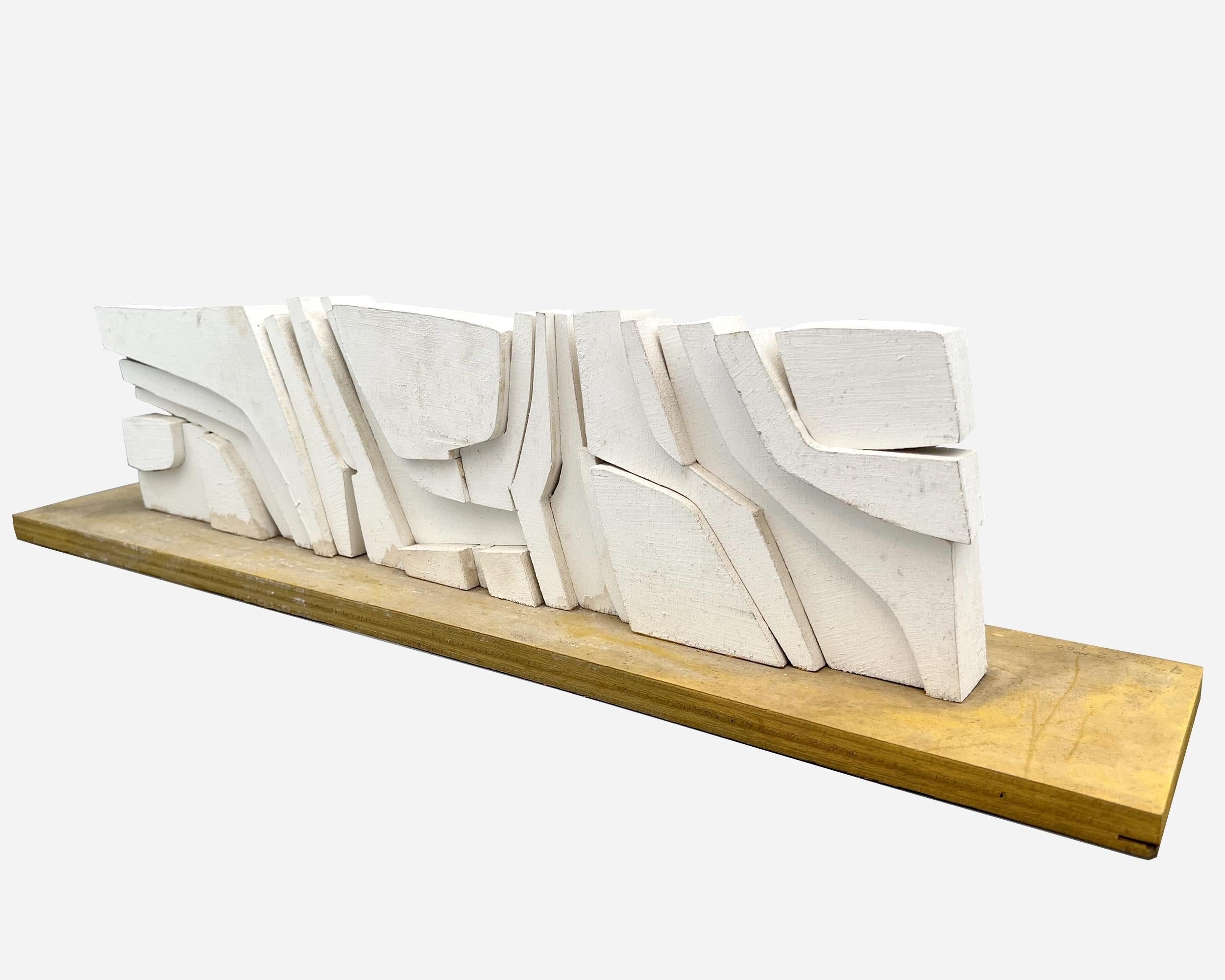 French Scale model for a monumental work, by Michel Lucotte, France, 1974 For Sale