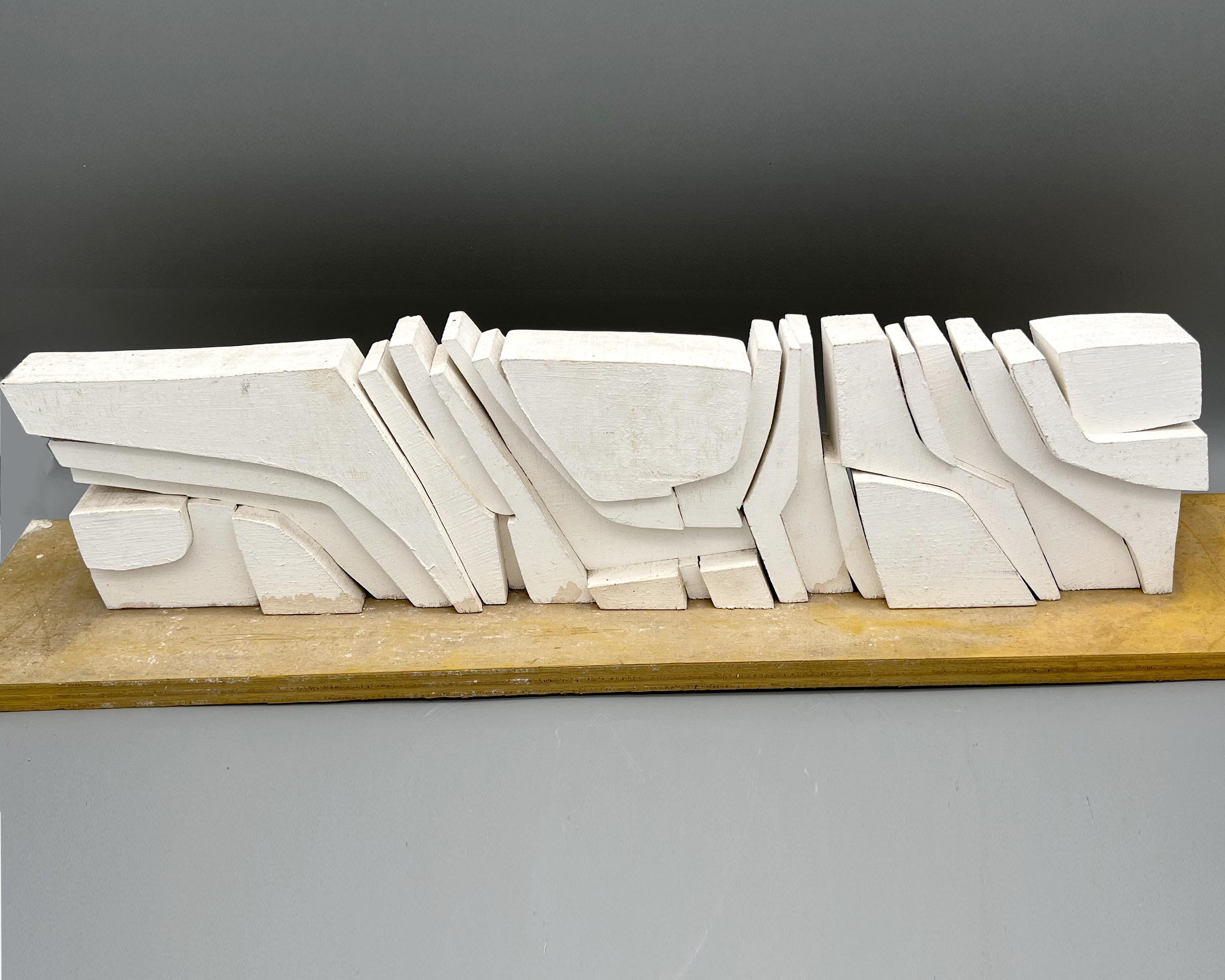 Late 20th Century Scale model for a monumental work, by Michel Lucotte, France, 1974 For Sale