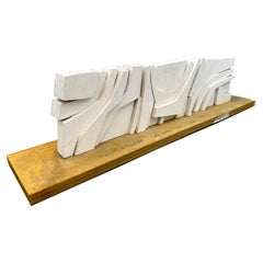 Scale model for a monumental work, by Michel Lucotte, France, 1974