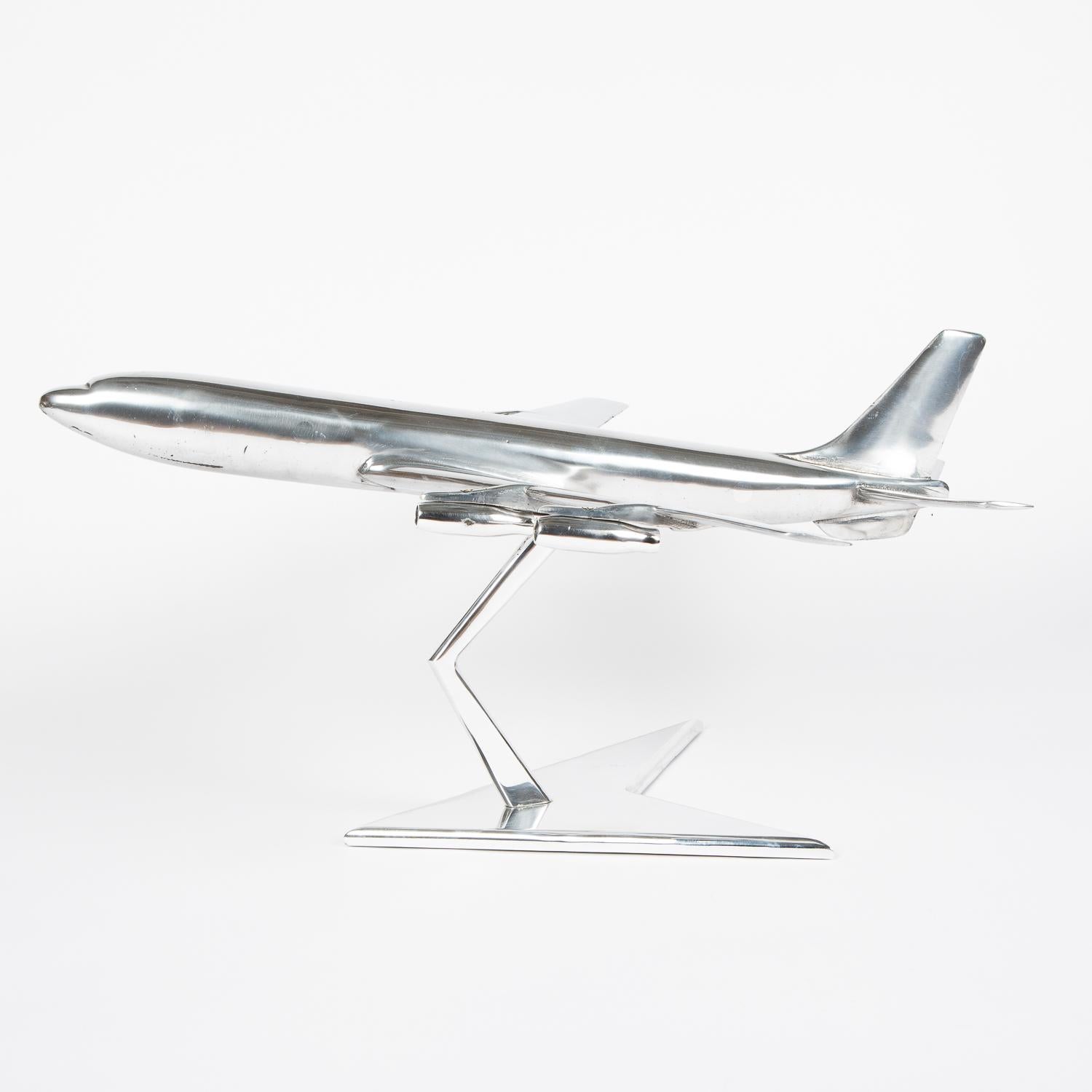 Aluminum Scale model of a Boeing 707 For Sale